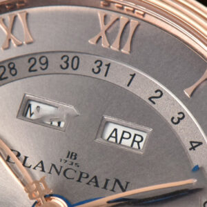 Villeret 6654 40mm Complicated Function OMF RG Silver Dial Black Leather Strap A6654 V3 - Image 6