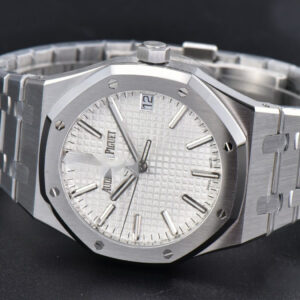 Royal Oak 15510 41mm ’50th Anniversary’ ZF White Dial SS Bracelet SA4302 - Image 5