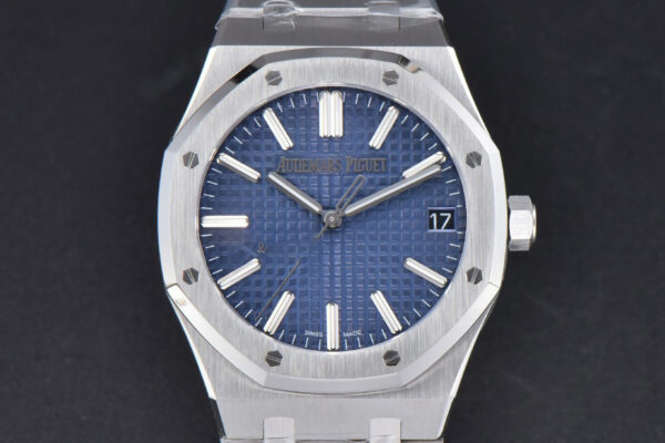 Royal Oak 15510 41mm ’50th Anniversary’ ZF Blue Dial SS Bracelet SA4302