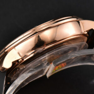 Villeret 6654 40mm Complicated Function OMF RG Silver Dial Black Leather Strap A6654 V3 - Image 15