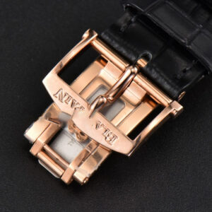 Villeret 6654 40mm Complicated Function OMF RG Silver Dial Black Leather Strap A6654 V3 - Image 16
