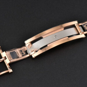 Villeret 6654 40mm Complicated Function OMF RG Silver Dial Black Leather Strap A6654 V3 - Image 18