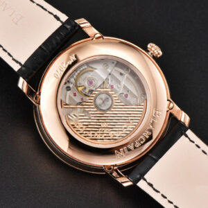 Villeret 6654 40mm Complicated Function OMF RG Silver Dial Black Leather Strap A6654 V3 - Image 23