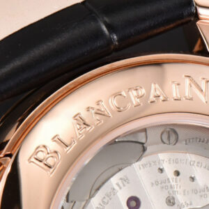 Villeret 6654 40mm Complicated Function OMF RG Silver Dial Black Leather Strap A6654 V3 - Image 24