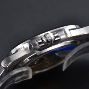 Nautilus 5711 40th Anniversary 40mm PPF Blue Textured Dial Diamond Marker SS Bracelet 324CS - Image 12
