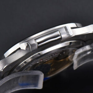 Nautilus 5711 40th Anniversary 40mm PPF Blue Textured Dial Diamond Marker SS Bracelet 324CS - Image 13