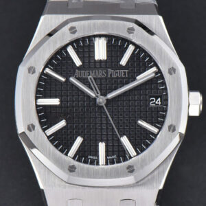 Royal Oak 15510 41mm ’50th Anniversary’ ZF Black Dial SS Bracelet SA4302