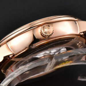 Villeret 6654 40mm Complicated Function OMF RG White Dial Brown Leather Strap A6654 V3 - Image 14