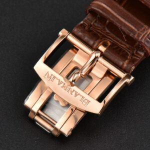 Villeret 6654 40mm Complicated Function OMF RG White Dial Brown Leather Strap A6654 V3 - Image 16