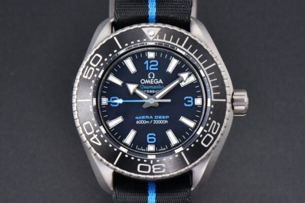 Seamaster 6000M Ultra Deep Titanium 45.5mm VSF Black Dial Nylon Strap A8912