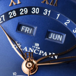 Villeret 6654 40mm Complicated Function OMF RG Blue Dial Black Leather Strap A6654 V3 - Image 10