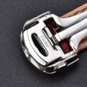 Pasha Ladies AF 30MM RG White Dial Red Leather Strap Jap Quartz - Image 15