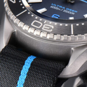 Seamaster 6000M Ultra Deep Titanium 45.5mm VSF Black Dial Nylon Strap A8912 - Image 4