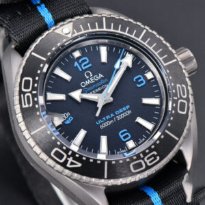 Seamaster 6000M Ultra Deep Titanium 45.5mm VSF Black Dial Nylon Strap A8912 - Image 6