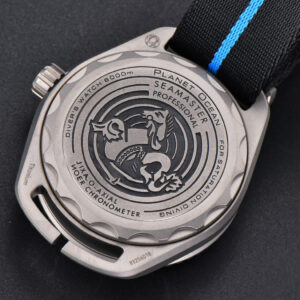 Seamaster 6000M Ultra Deep Titanium 45.5mm VSF Black Dial Nylon Strap A8912 - Image 14