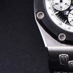 Royal Oak Offshore Ruben Barrichello II 44mm JF Skeleton Dial Black Leather Strap A3126 V2 - Image 4