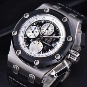 Royal Oak Offshore Ruben Barrichello II 44mm JF Skeleton Dial Black Leather Strap A3126 V2 - Image 9