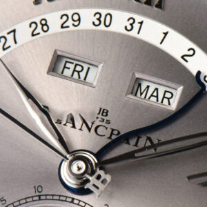 Villeret 6654 40mm Complicated Function OMF Silver Dial Black Leather Strap A6654 V3 - Image 9
