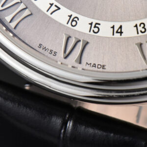 Villeret 6654 40mm Complicated Function OMF Silver Dial Black Leather Strap A6654 V3 - Image 11