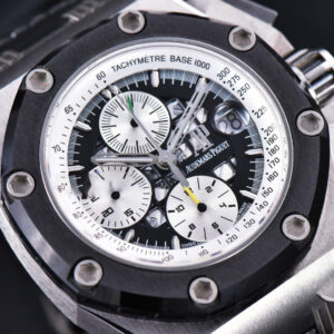 Royal Oak Offshore Ruben Barrichello II 44mm JF Skeleton Dial Black Leather Strap A3126 V2 - Image 16