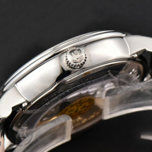 Villeret 6654 40mm Complicated Function OMF Silver Dial Black Leather Strap A6654 V3 - Image 17