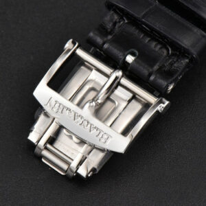 Villeret 6654 40mm Complicated Function OMF Silver Dial Black Leather Strap A6654 V3 - Image 19
