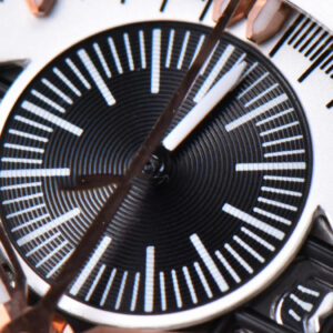 Royal Oak Offshore Ruben Barrichello II 44mm RG JF White Skeleton Dial Black Leather Strap A3126 V2 - Image 10
