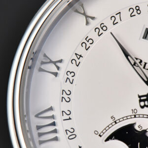 Villeret 6654 40mm Complicated Function OMF White Dial Black Leather Strap A6654 V3 - Image 21