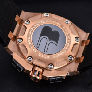 Royal Oak Offshore Ruben Barrichello II 44mm RG JF White Skeleton Dial Black Leather Strap A3126 V2 - Image 24