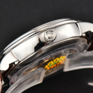 Villeret 6654 40mm Complicated Function OMF RG Dial Brown Leather Strap A6654 V3 - Image 21