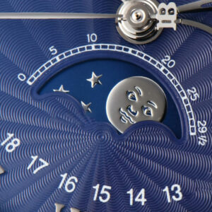 Villeret 6654 40mm Complicated Function OMF Blue Dial Black Leather Strap A6654 V3 - Image 11