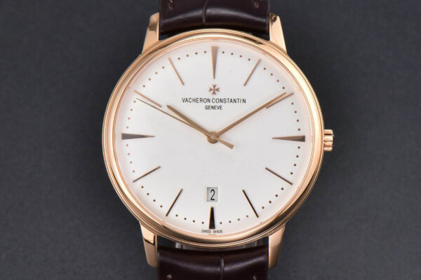 Patrimony Date 40mm RG ZF White Dial Brown Leather Strap MIYOTA 9015