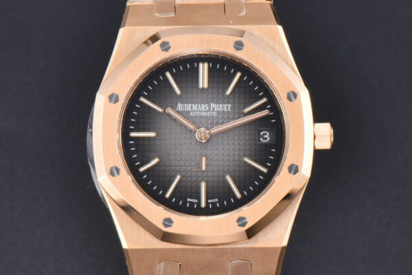 Royal Oak 39MM RG 16202 “50th Anniversary” ZF Gray Textured Dial RG Bracelet A7121