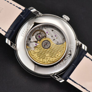 Villeret 6654 40mm Complicated Function OMF Blue Dial Black Leather Strap A6654 V3 - Image 23