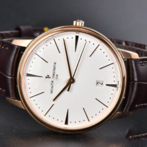 Patrimony Date 40mm RG ZF White Dial Brown Leather Strap MIYOTA 9015 - Image 8
