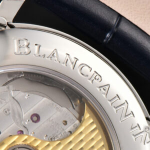 Villeret 6654 40mm Complicated Function OMF Blue Dial Black Leather Strap A6654 V3 - Image 24