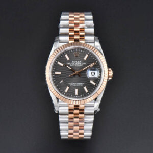 DateJust 36mm 126231 VSF RG/SS Gray Motif Dial Jubilee Bracelet VS3235