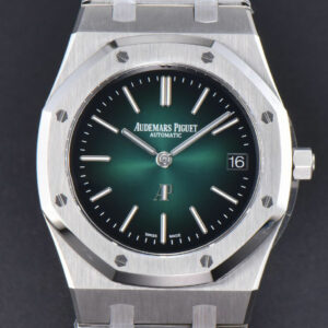 Royal Oak 39MM 16202 “50th Anniversary” ZF Green Gradient Dial SS Bracelet A7121