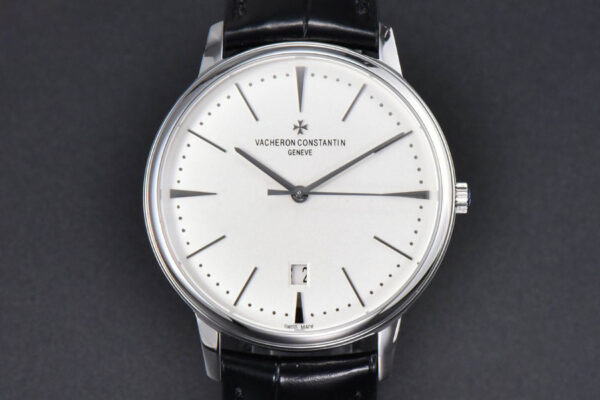Patrimony Date 40mm ZF White Dial Black Leather Strap MIYOTA 9015