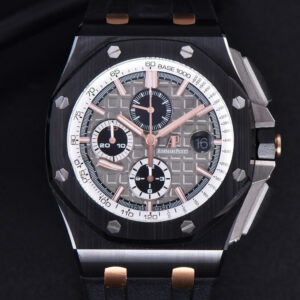 Royal Oak Offshore 44mm RG Cermet Bezel Michael Schumacher JF Gray/White Dial A3126 V2