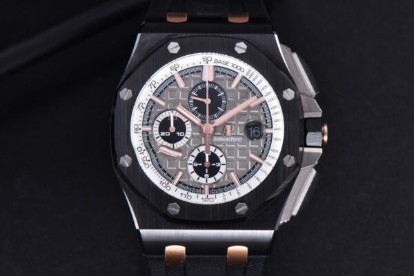 Royal Oak Offshore 44mm RG Cermet Bezel Michael Schumacher JF Gray/White Dial A3126 V2