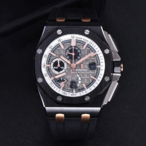 Royal Oak Offshore 44mm RG Cermet Bezel Michael Schumacher JF Gray/White Dial A3126 V2 - Image 7