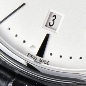Patrimony Date 40mm ZF White Dial Black Leather Strap MIYOTA 9015 - Image 6