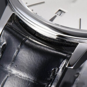 Patrimony Date 40mm ZF White Dial Black Leather Strap MIYOTA 9015 - Image 7