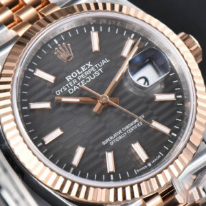 DateJust 36mm 126231 VSF RG/SS Gray Motif Dial Jubilee Bracelet VS3235 - Image 2