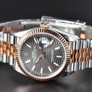 DateJust 36mm 126231 VSF RG/SS Gray Motif Dial Jubilee Bracelet VS3235 - Image 3