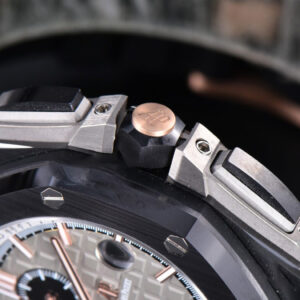 Royal Oak Offshore 44mm RG Cermet Bezel Michael Schumacher JF Gray/White Dial A3126 V2 - Image 17