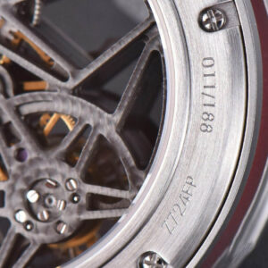Excalibur Sports Tourbillon Titanium JBF 46MM Skeleton Dial Red Crown Black Rubber Strap - Image 14