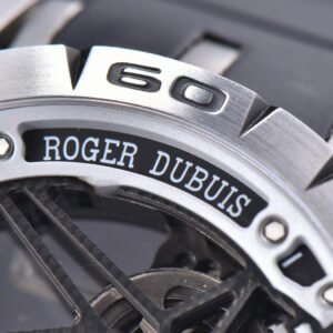 Excalibur Sports Tourbillon Titanium JBF 46MM Skeleton Dial Black Crown Black Rubber Strap - Image 5