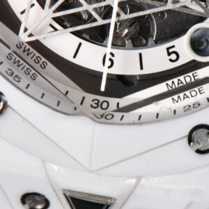 Big Bang Sang Bleu II 45mm ZF White Ceramic Skeleton Dial White Rubber Strap A1240 - Image 17